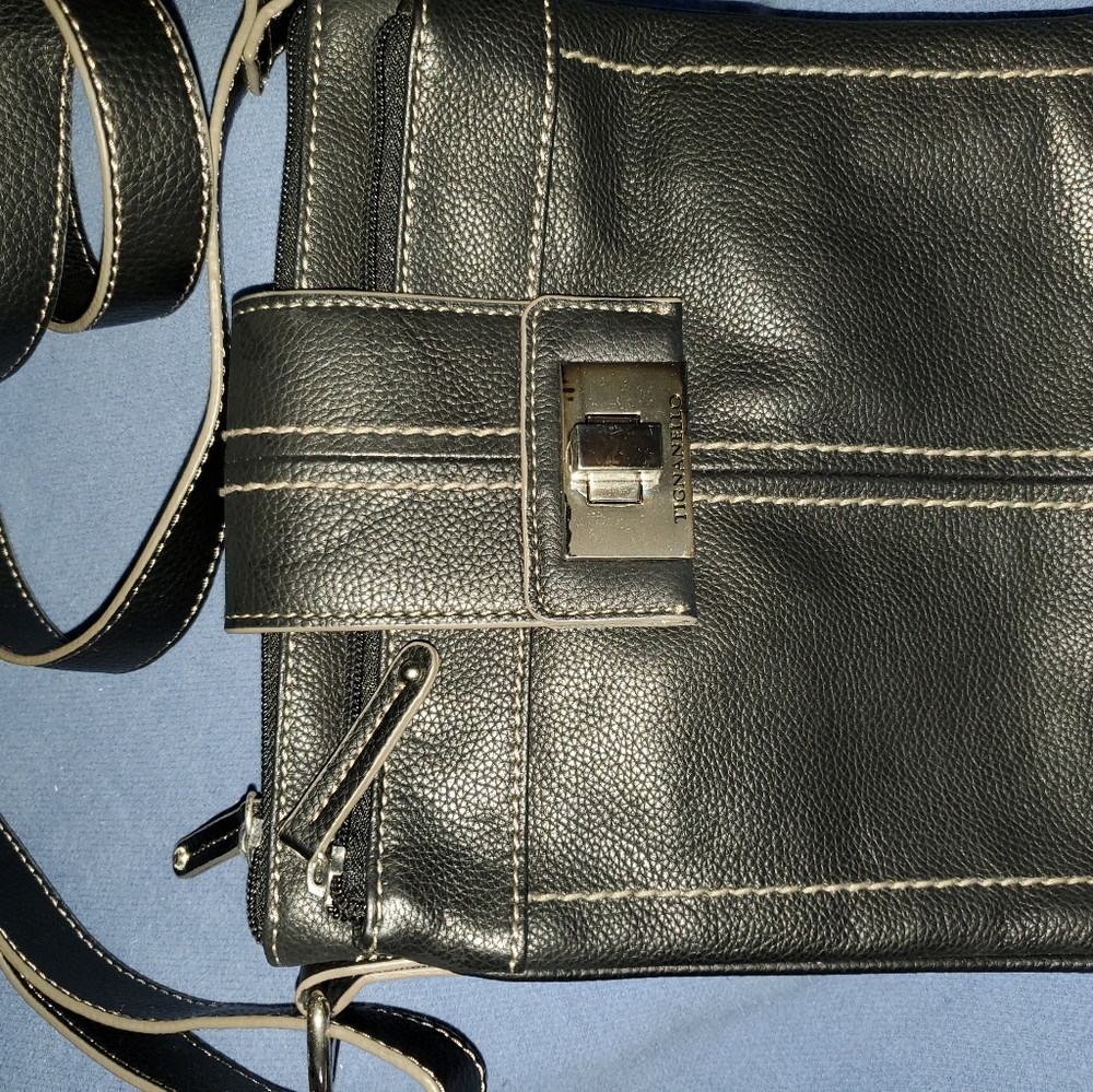 Tignanello pebble leather crossbody bag